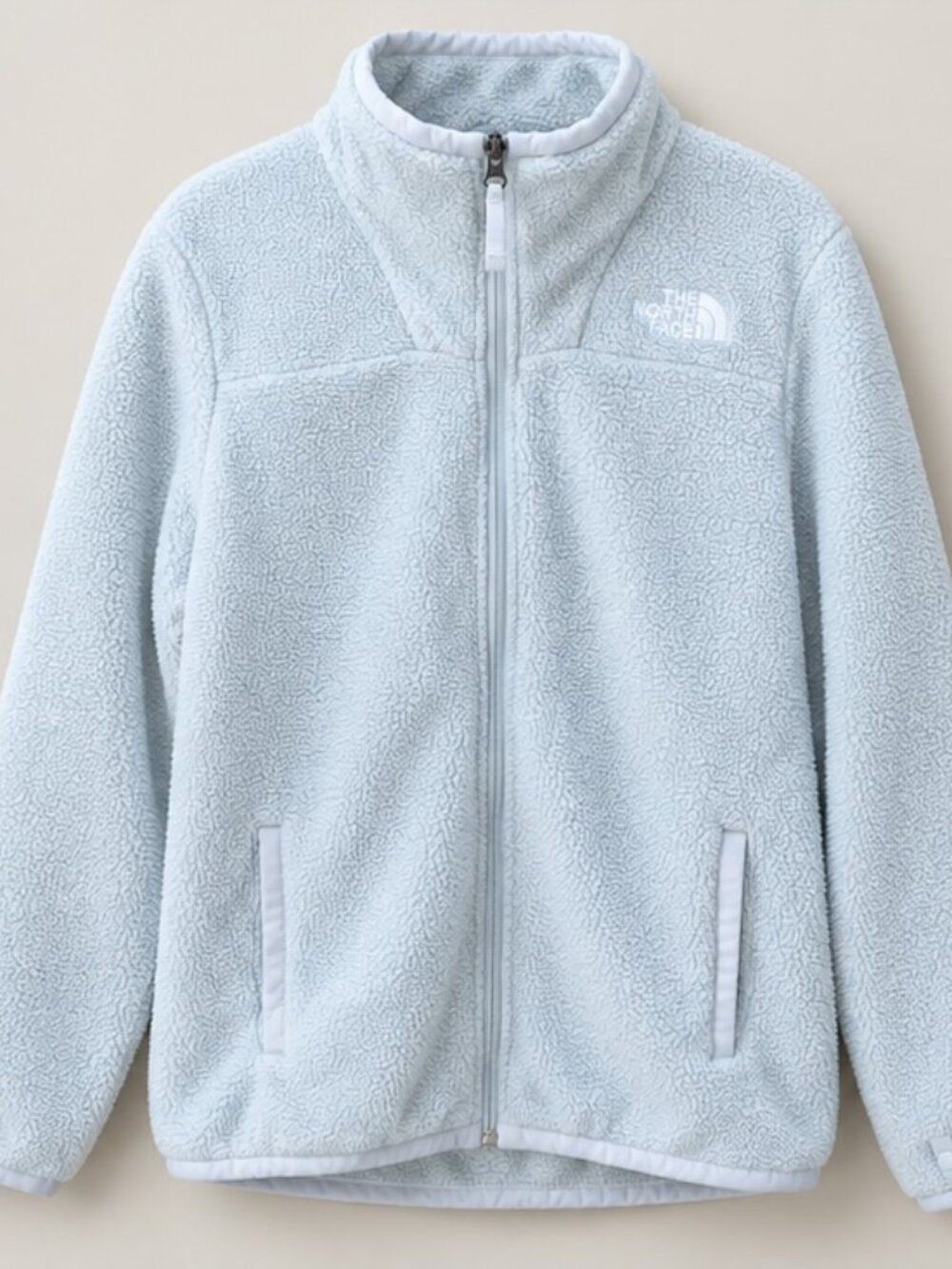 The North Face Women's Osito Full Zip Fleece Jacket Off-White XL